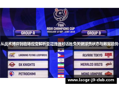 从战术博弈到临场应变解析亚冠强强对话胜负关键球员状态与数据趋势 从战术博弈到临场应变解析亚冠强强对话胜负关键球员状态与数据趋势
